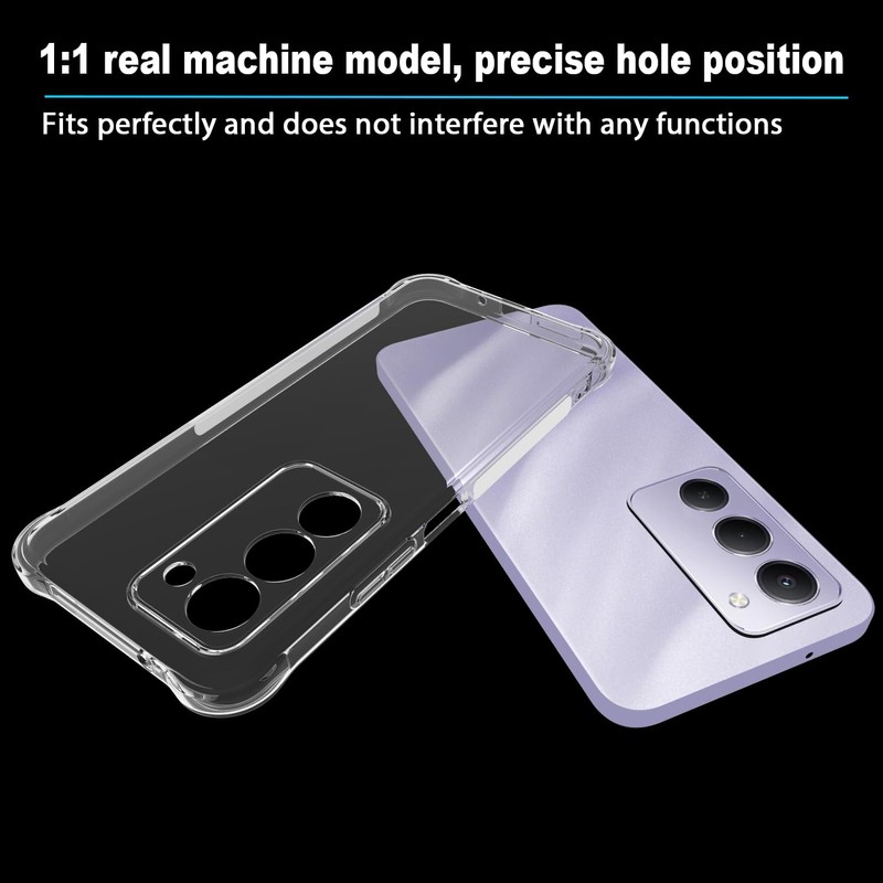 USTIYA Case for Redmi 15 5G(169) Clear TPU Four Corners