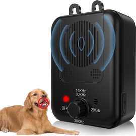 ewrazi Anti Barking Device, Rechargeable Dog Barking Control Devices Sonic Bark Deterrent Devices Ultrasonic Anti bark Device for Dogs with 3 Modes, Dog Barking Silencer Indoor Outdoor