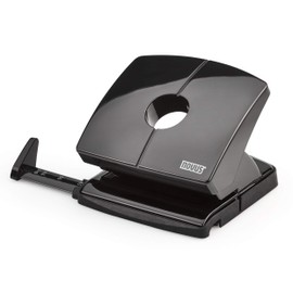 Novus B 220 Paper Hole Punch 20 Sheets with Stop Rail Metal / Plastic Black