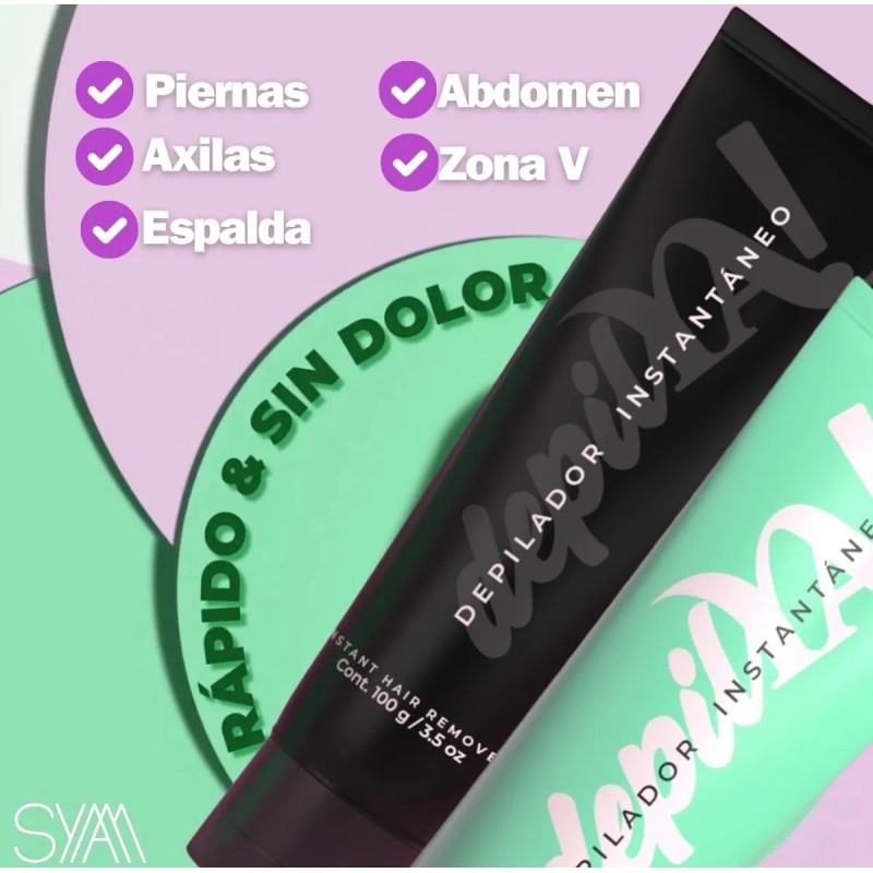 Depilador Instantaneo En Gel Depilya! 100g Syam