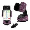 Wevdn Phone Holder for Car, 360° Rotatable Sparkling Diamond Phone