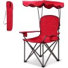 Portable Folding Beach Canopy Chair with Cup Holders for Beach