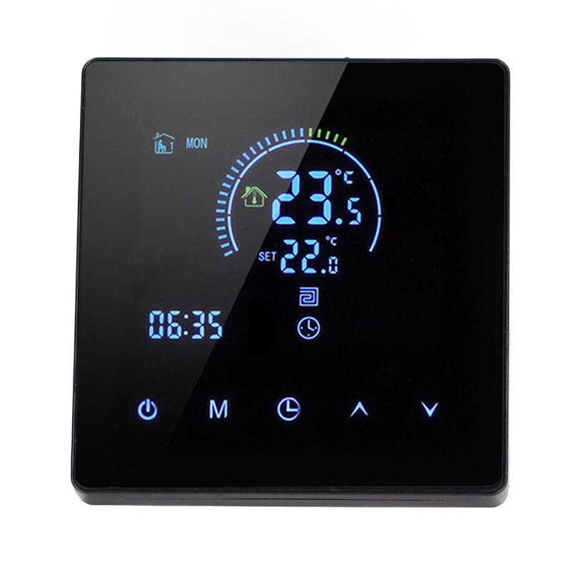 16A Digital Thermostat with LCD Display Programmable Thermostat Electric Heating