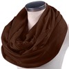 CJ Apparel Dark Brown Mobius Infinity Scarf Seconds Snood Cowl
