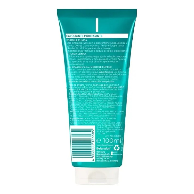 Eucerin Dermopure Exfoliante Purificante 100ml