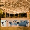 Q Hangers 100 Pack Screw-in Hooks for Outdoor String Lights,