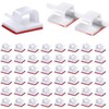 50 Piezas Organizador de Cables Autoadhesivo, Soportes de Cable Autoadhesivos,