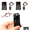 LAMPVPATH 3 Pcs 2 x 1.5V (3V) AA Battery Holder