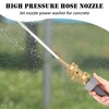 Hourleey 2Pack 2" Jet Sweeper Brass Nozzle for Garden Hose,