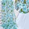 Pack of 2 Artificial Cherry Blossoms Flower Garland, Flower Vine