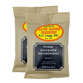 A.C. Legg Old Plantation Seasonings - Pork Sausage Seasoning Blend 6-2 Pack