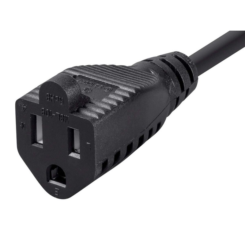 Monoprice Desktop Computer Power Cord - IEC 60320 C14 to