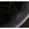 Hand Sewn Black Car Steering Wheel Cover, for Land Rover