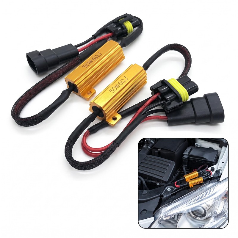 Kit de 2 resistencias de carga LED 9005 9006, cancelación