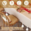 12Pcs Tablecloth Weights with Metal Clip Teardrop Shape Tablecloth Pendant