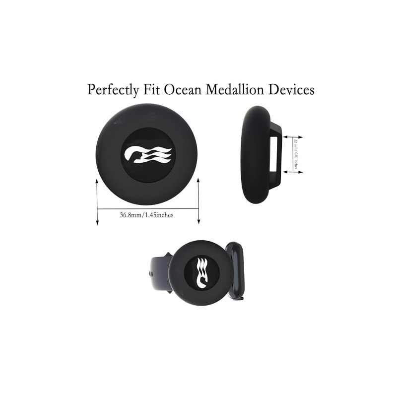 [2 Pack] Princess Ocean Medallion Watch Adapters Holder for Carnival