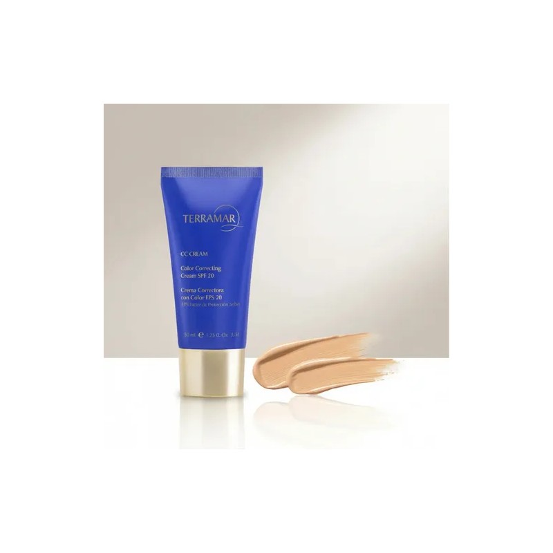 Cc Cream Terramar 50ml Fps 20 Acabado Natural