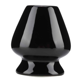 Matcha Whisk Stand Ceramic Holder The Matcha Holder fit for Bamboo Chasen Tea Set Accessories (Black)