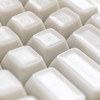 ULTRAEQUIP White Jade Keycaps, 160 Keys Double Shot PBT Keycaps