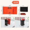 【JEANE.LIDYA】Key Case Men's Women's Carbon Leather 6-Hook Smart Key Compatible