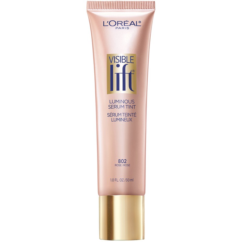 L'Oreal Paris Cosmetics Visible Lift Luminous Serum Tint, Rose, 1