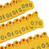 100Pcs TPU Pig Cow Ear Tag with Number 001‑100 Ear