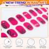 EBANKU - Tiras de esmalte de uñas de gel para