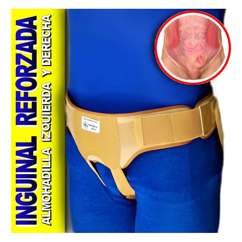Faja Hernia Inguinal Dama Caballero Izquierda Derecha Ingle