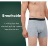 AIRCUTE Washable Absorbency Urinary Incontinence Underwear for Men Boxer Briefs