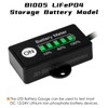 Jayron Mini LED Battery Indicator DC 12/24V Battery Fuel Gauges,Lifepo4