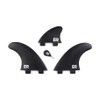 Eisbach Riders Sustainable Surfboard FCS Rapid River Surfing Set (Black,