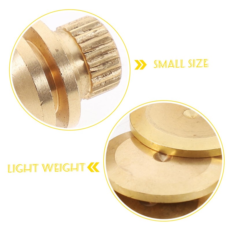 Gatuida 4pcs Speaker Isolation Spikes Copper Alloy Audio Feet for