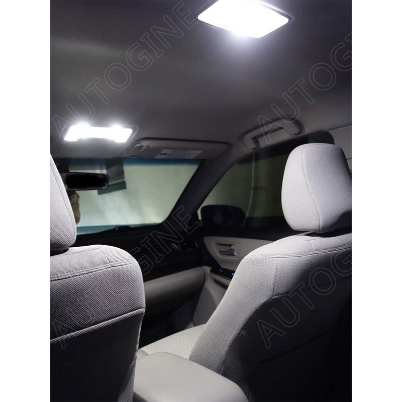AUTOGINE 10 Piece White LED Interior Light Kit for Toyota