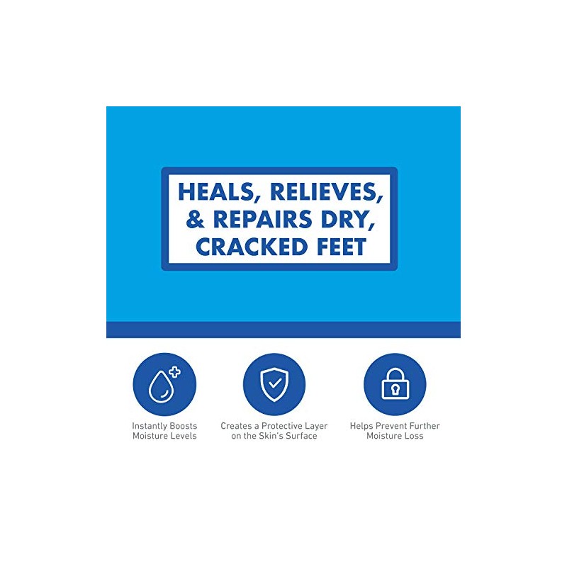 O'Keeffe's Healthy Feet crema de pies, frasco de 3.2 onzas.,