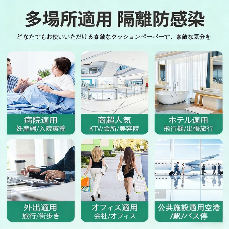 ANTUSXF 便座シート 使い捨て 携帯便座シート 抗菌 水で流せる 個別包装 外出 旅行 公衆トイレ