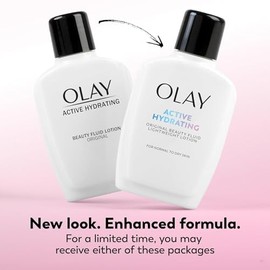 OLAY Active Hydrating Beauty Fluid Lotion Original 6 OZ - Compra paquetes y ahorra (paquete de 2)