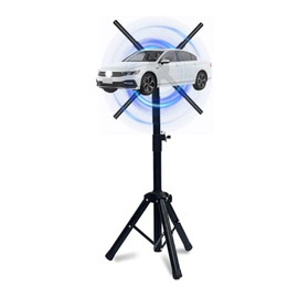 3D Holographic Fan Tripod Stand with Multi-Function Base, the Foldable Stand fits 15.5-39 Inch Holographic Fan for Trade Show & Advertising Display (Excluding Fan)