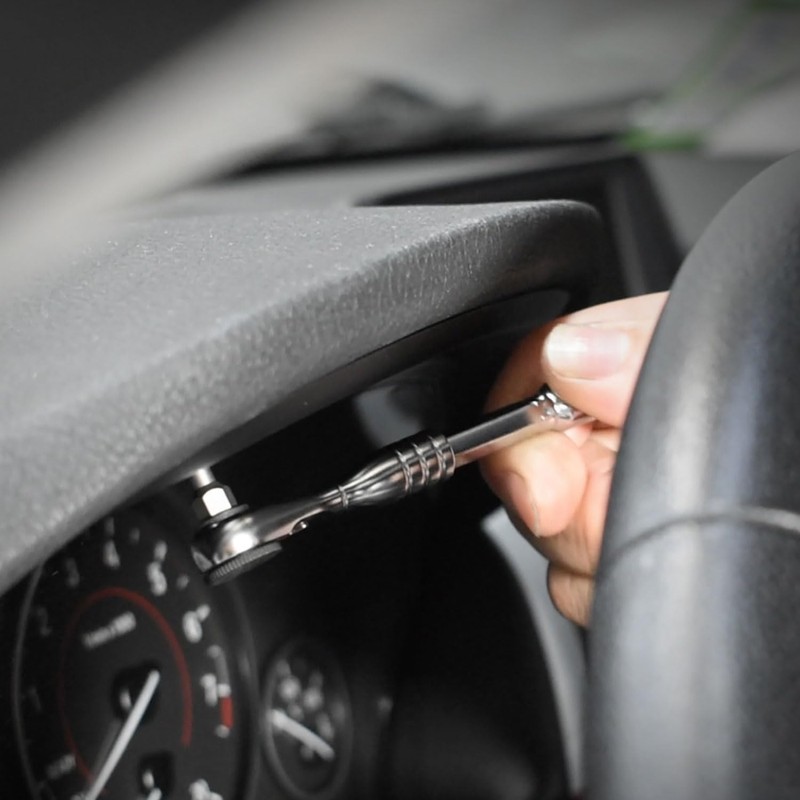 CROM 1/4-inch Mini Ratchet Wrench - Use As 1/4 Bit
