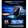 Teeran 2 in 1 Wireless CarPlay and Android Auto Adapter,