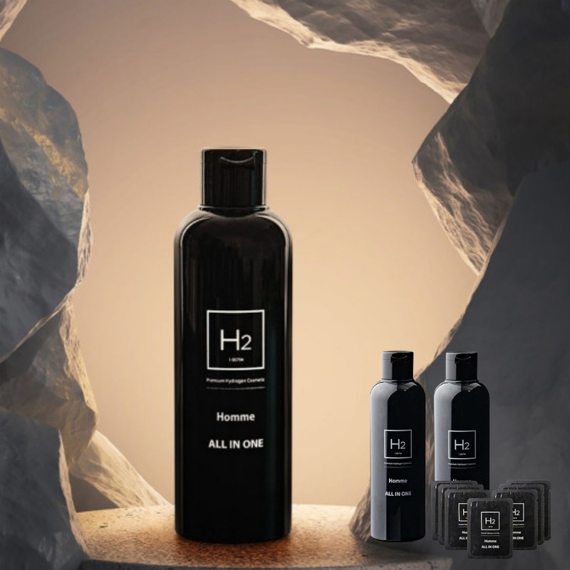 H2 Homme All-in-One 2-pack 10 pouches Men's Skin Lotion Wrinkle