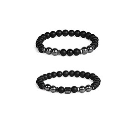 Anti-Swelling Black Obsidian Anklet for Women Men Lymphatic Drainage Black Obsidian Bracelet Anklet Anti-Anxiety Obsidian Bracelet Tiger Eye Natural Stone Ankle Bracelets Jewelry Gift (A)
