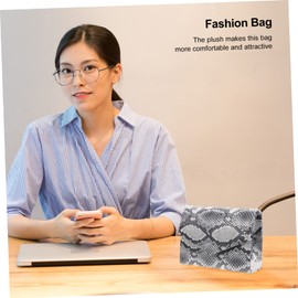 PACKOVE Dinner Bag Snake-print Bag Leather Sling Bag Snakeskin Handbags for Women Cross Body Bag for Women Girls Clutch Bag Snake Skin Phone Diagonal Bag Pu Women's Container