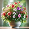 22Day Seeds: Seeds Busy Lizzie Mix/Impatiens Walleriana/Annual Flowers