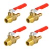 Aopin Ball Valve Brass G 1/4" Male Thread x 8mm
