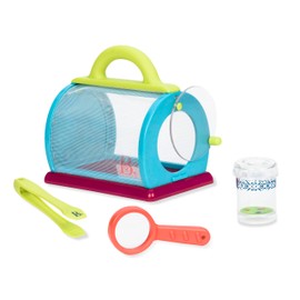 B. toys – Bug Bungalow Insect Catching Kit with Mesh Case, Magnifying Container, Tweezers & Magnifier – Educational Outdoor Toys for Toddlers – Nature Exploration Set for 3+ Years
