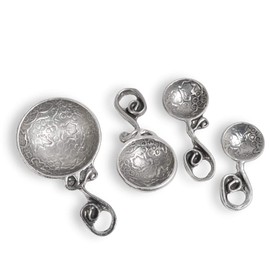 Crosby & Taylor Vineyard Pewter Measuring Spoon Set without Display