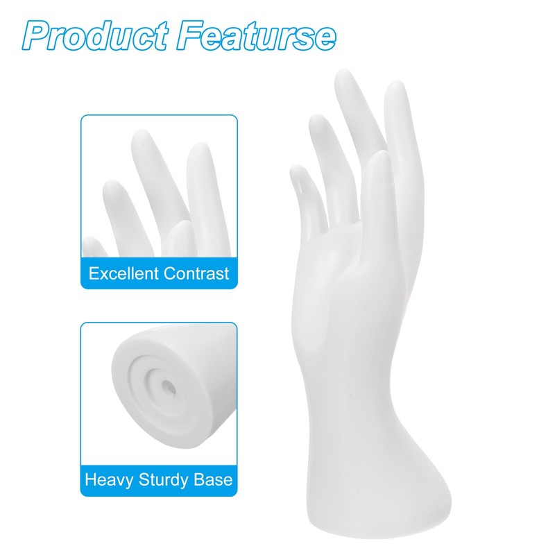 PATIKIL Hand Ring Holder, Hand Jewelry Holder Ring Display Stand