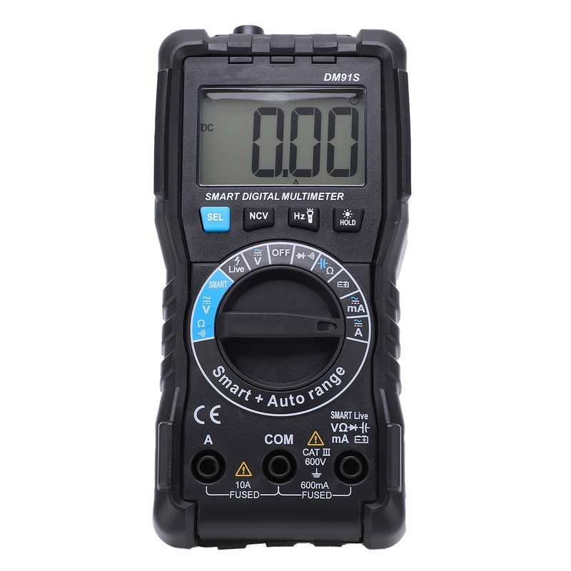 DM91S Manual Auto Ranging Digital Multimeter Multifunctional High Accuracy Mini