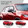 Voron Glass in-Channel Extra Durable Rain Guards for Lexus RX