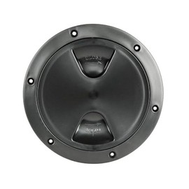 Osculati Inspection hatch screw lock black 125 mm